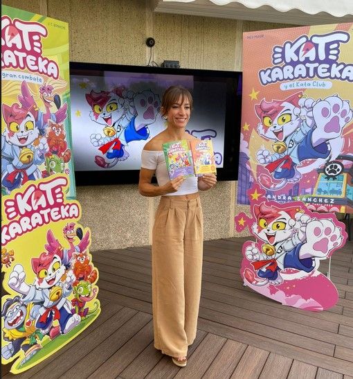 Sandra Sánchez presenta su nueva colección de libros, 'Kat Karateca'