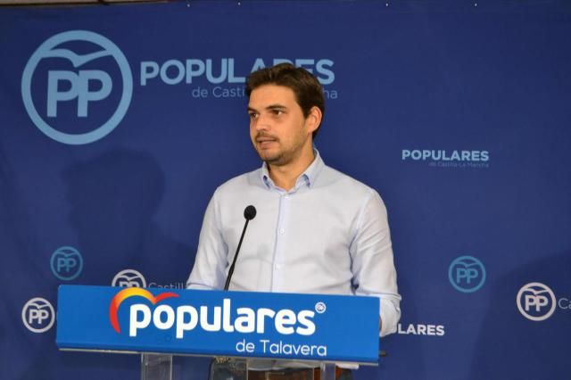 El portavoz del PP en Talavera, Santiago Serrano