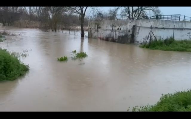 Inundaciones en Escalona por el río Alberche 