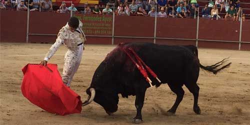 Triunfo de la primera corrida de toros celebrada en Segurilla