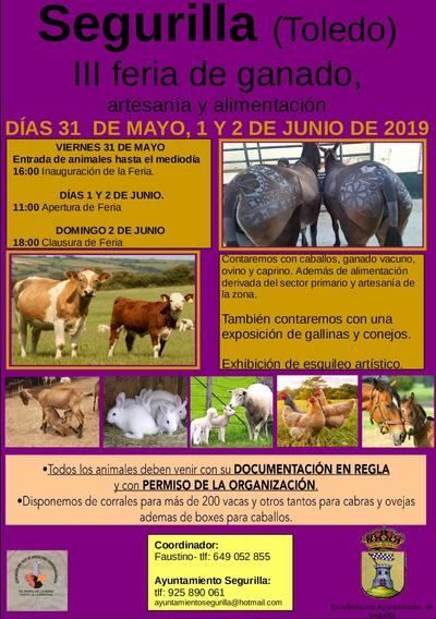 Segurilla celebra la III Feria de Ganado, Artesanía y Alimentación