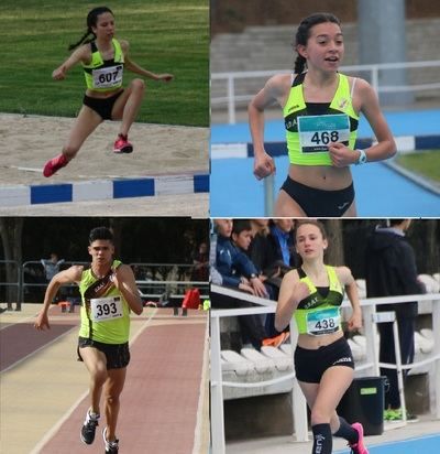 4 atletas de UDAT, con la Selección de CLM en el Nacional Sub16