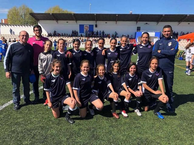 Las chica sub-12 de Toledo.