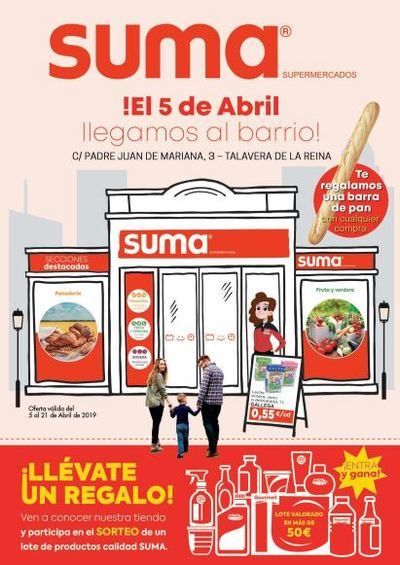 Increíbles ofertas en la apertura del supermercado SUMA en la calle Padre Juan de Mariana