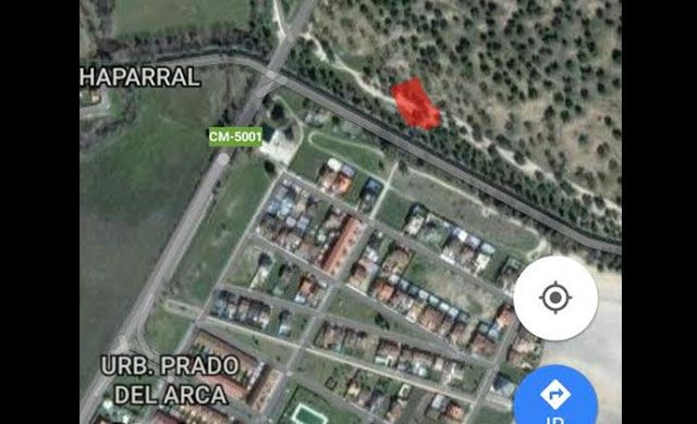 Aparece el cadáver de un hombre colgado de un árbol junto a Prado del Arca