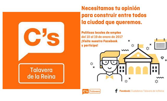 C’s pide opinión a los talaveranos para realizar mejoras en la ciudad