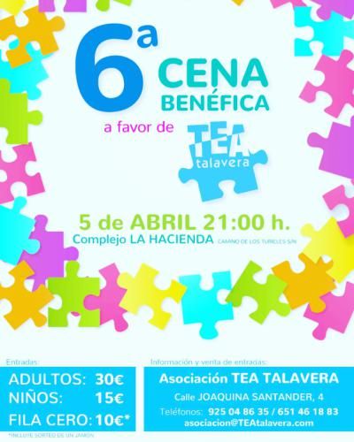 TEA Talavera prepara su tradicional cena benéfica