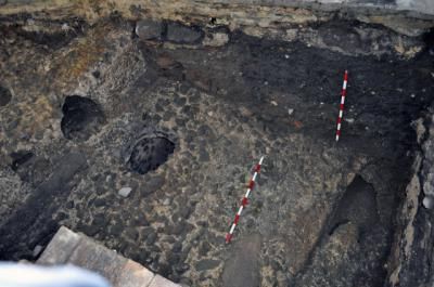 Hallan restos arqueológicos en el semisótano de un edificio de Toledo