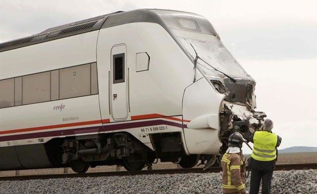 El accidente de tren se salda con 8 heridos, entre ellos el maquinista