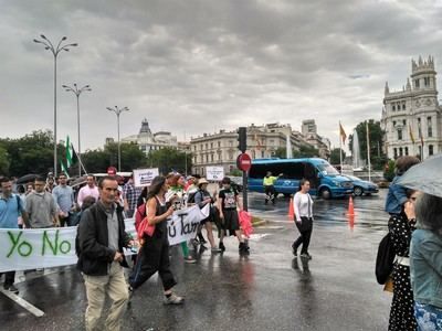 Más de 1.000 personas reclaman en Madrid trenes dignos para Extremadura y CLM