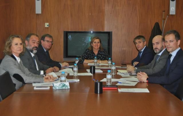 Reunión de la comisión de seguimiento en la Consejería.