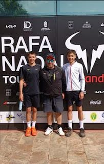 Buenos resultados para los gemelos Carrascosa en el Rafa Nadal Tour