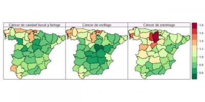 Una investigación permite estimar la mortalidad por cáncer en provincias o la tasa de crimen por barrios