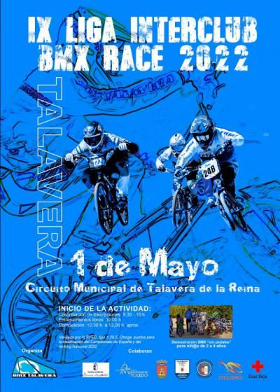 Talavera acogerá la primera prueba de la IX Liga Interclub BMX Race 2022