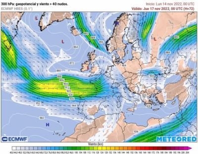 

Una “lengua de aire frío” dejará lluvias en gran parte de España 

