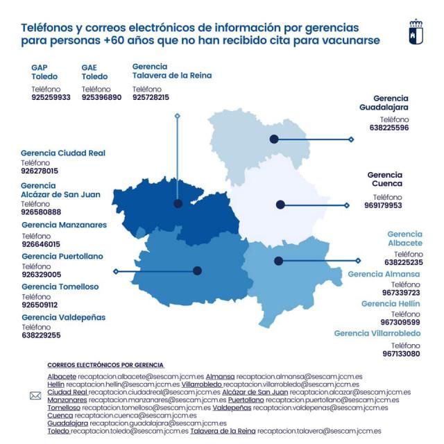 ¿Tienes más de 60 años y no te han vacunado? Pide cita