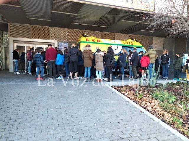 Vacunación infantil en Río Tajo, Talavera de la Reina. 18/12/2021