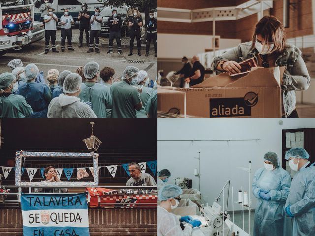 Imágenes durante el confinamiento en Talavera de la Reina