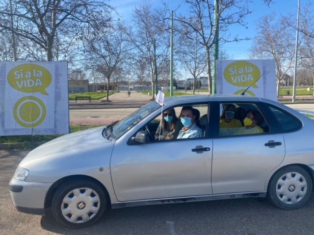 #SÍALAVIDA | Unos 300 vehículos participan en las manifestaciones de Toledo y Talavera