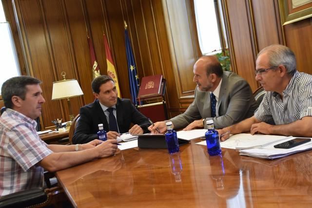 La reunión del vicepresidente regional con el presidente de la Diputación de Cuenca.