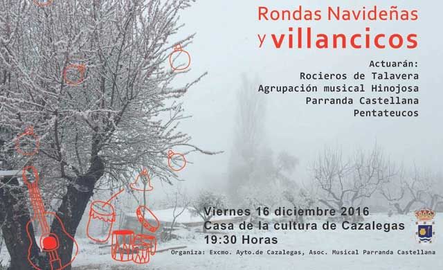 II Festival de Rondas y Villancicos Navideños, este viernes en Cazalegas