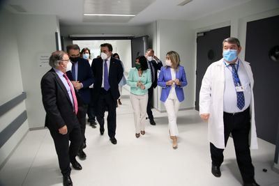 TOLEDO | La alcaldesa visita el Centro de Vacunación frente al Covid-19 en el nuevo Hospital Universitario