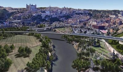 El proyecto para el AVE en Toledo mantiene la actual estación y añade un viaducto para salvar el Tajo