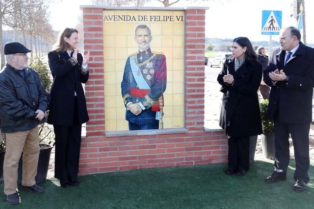 Así es el nuevo mural de Talavera: Un homenaje al Rey Felipe VI