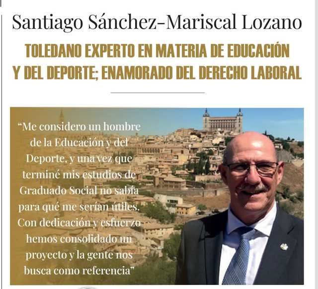 Santiago Sánchez-Mariscal, del aula al Derecho Laboral: una trayectoria de pasión y compromiso