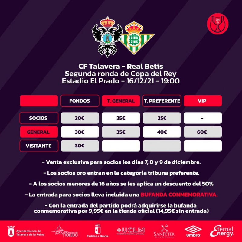 Entradas Real Betis  Comprar entradas para todos los partidos